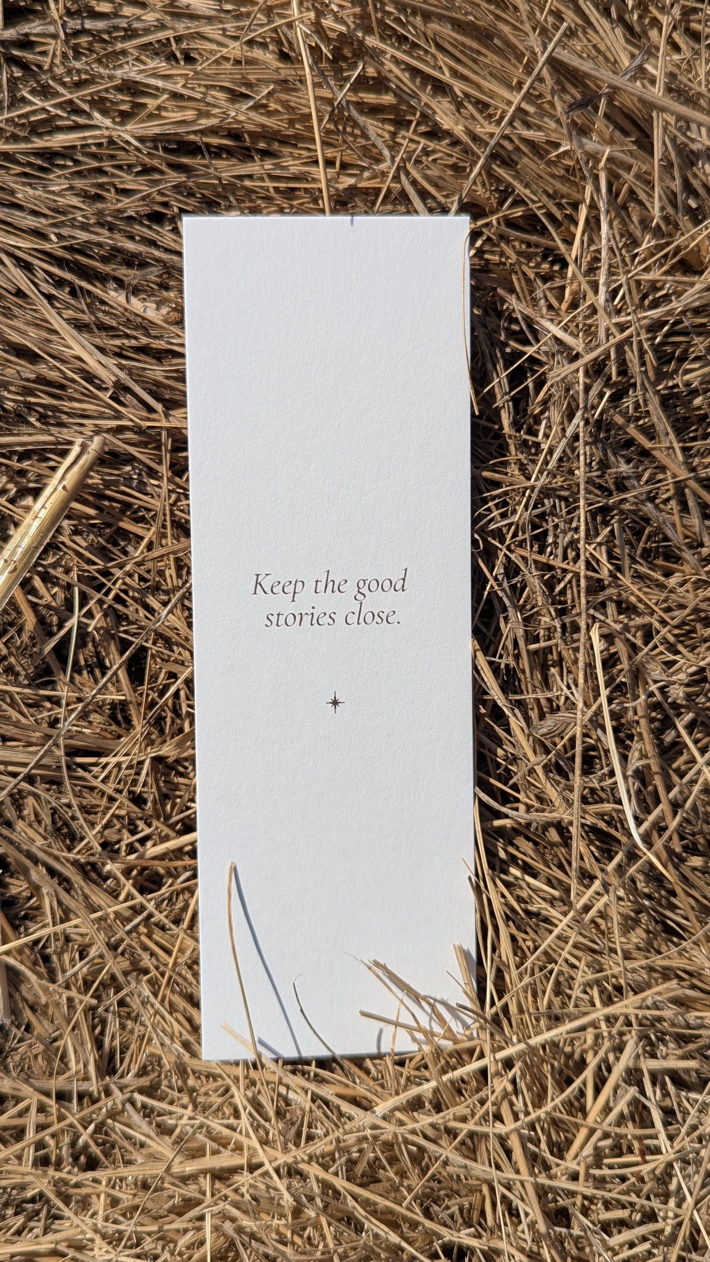 Keep the good stories close