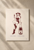 Postkarte "Cheers, Cowgirl"