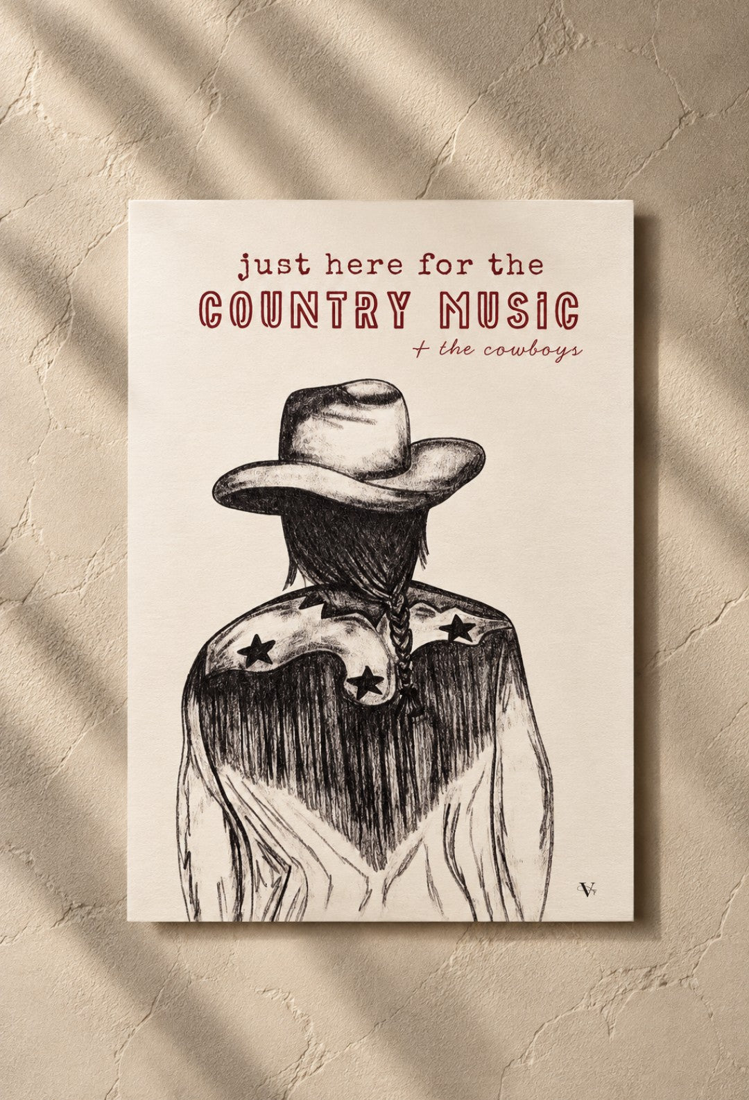 Postkarte "Country Music + Cowboys"
