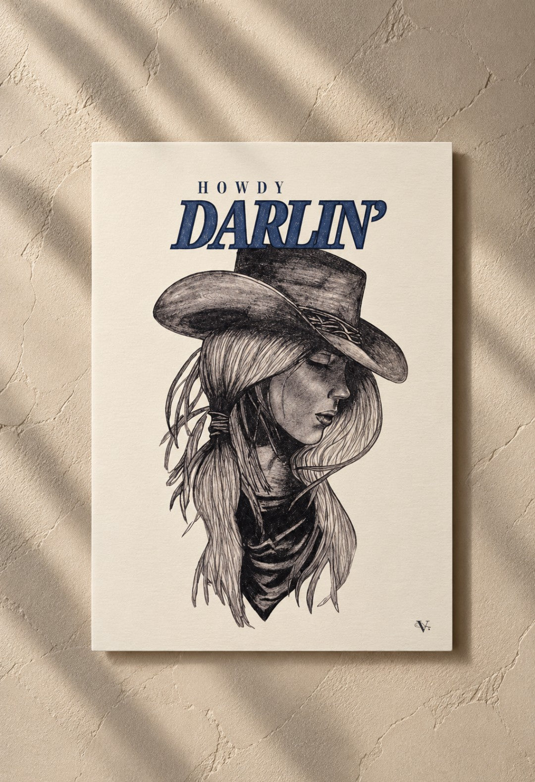 Postkarte "Howdy Darlin'"