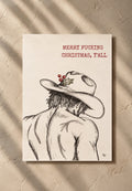 Weihnachtskarte "Merry Fucking Christmas, Y'all"