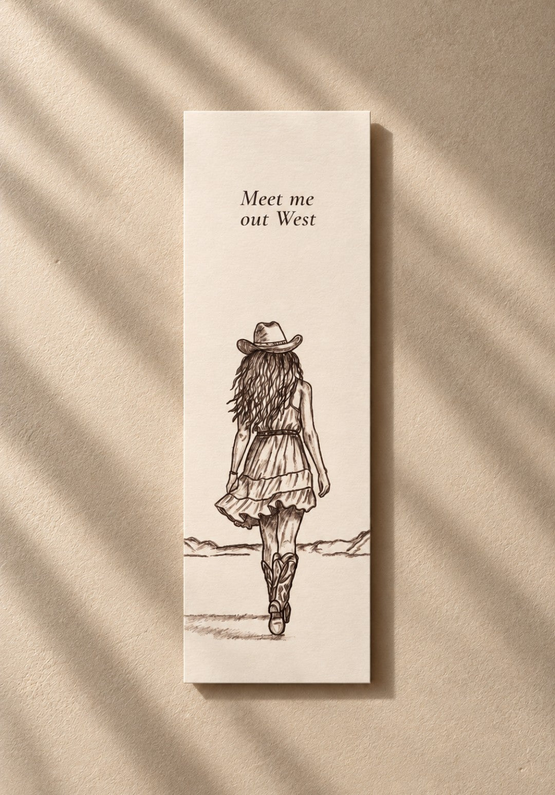 Lesezeichen "Meet me out West"