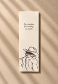 Lesezeichen "Not suitable for reading in public"