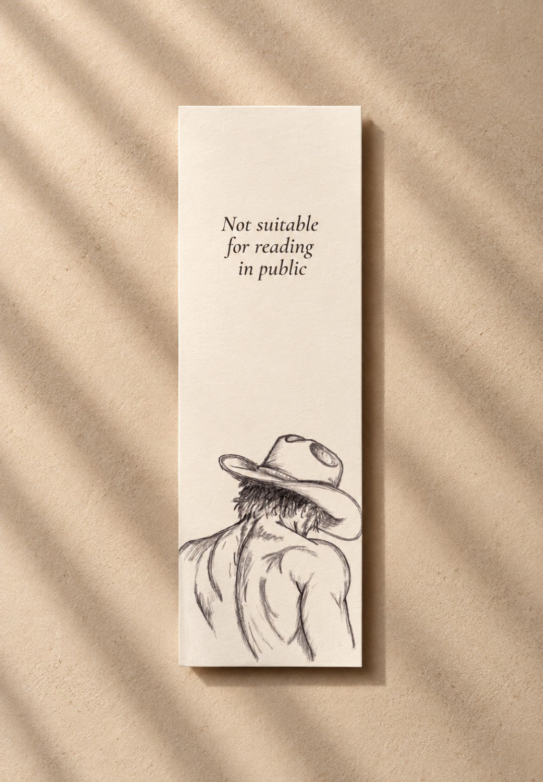 Lesezeichen "Not suitable for reading in public"