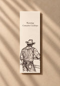 Lesezeichen "Warning: Contains Cowboys"